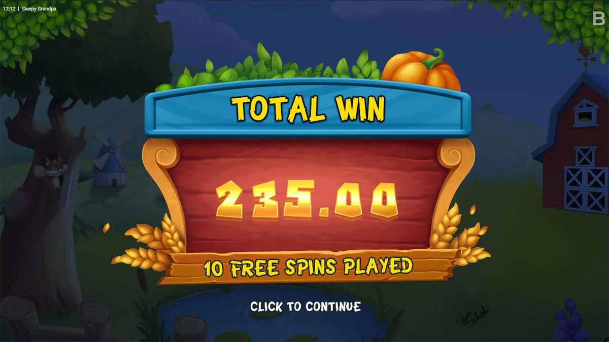 Sleepy Grandpa Small Win