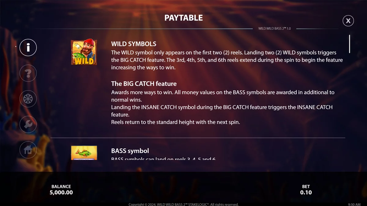 Wild Wild Bass 2 Special Symbols