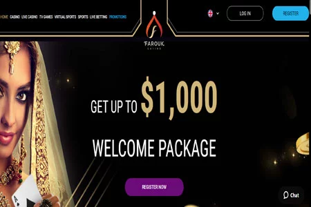 CasinoFarouk Desktop View