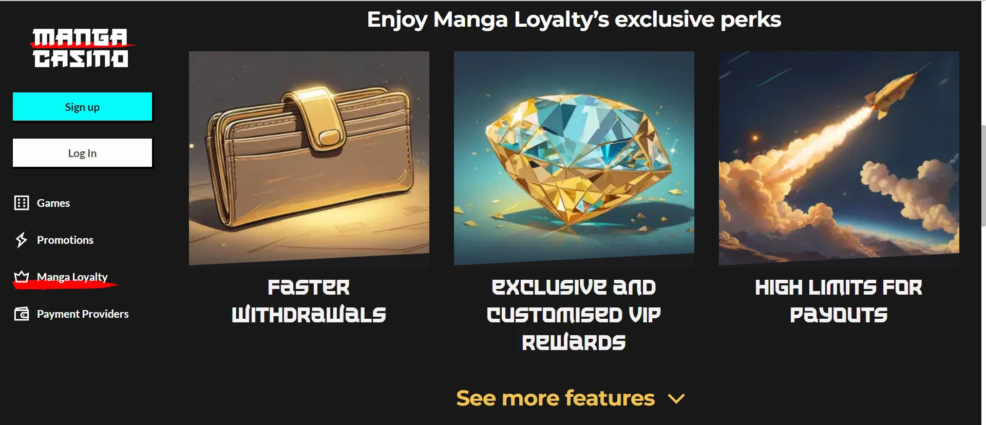 Manga Casino VIP Program