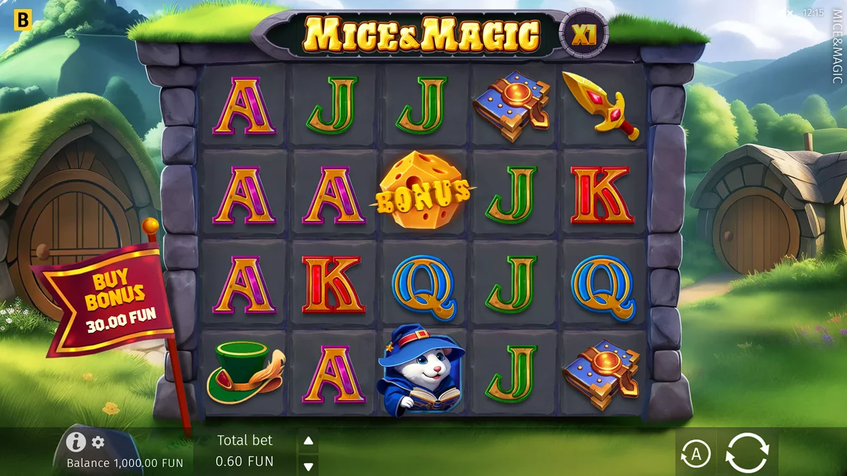 Mice and Magic Wonder Spin Base Play