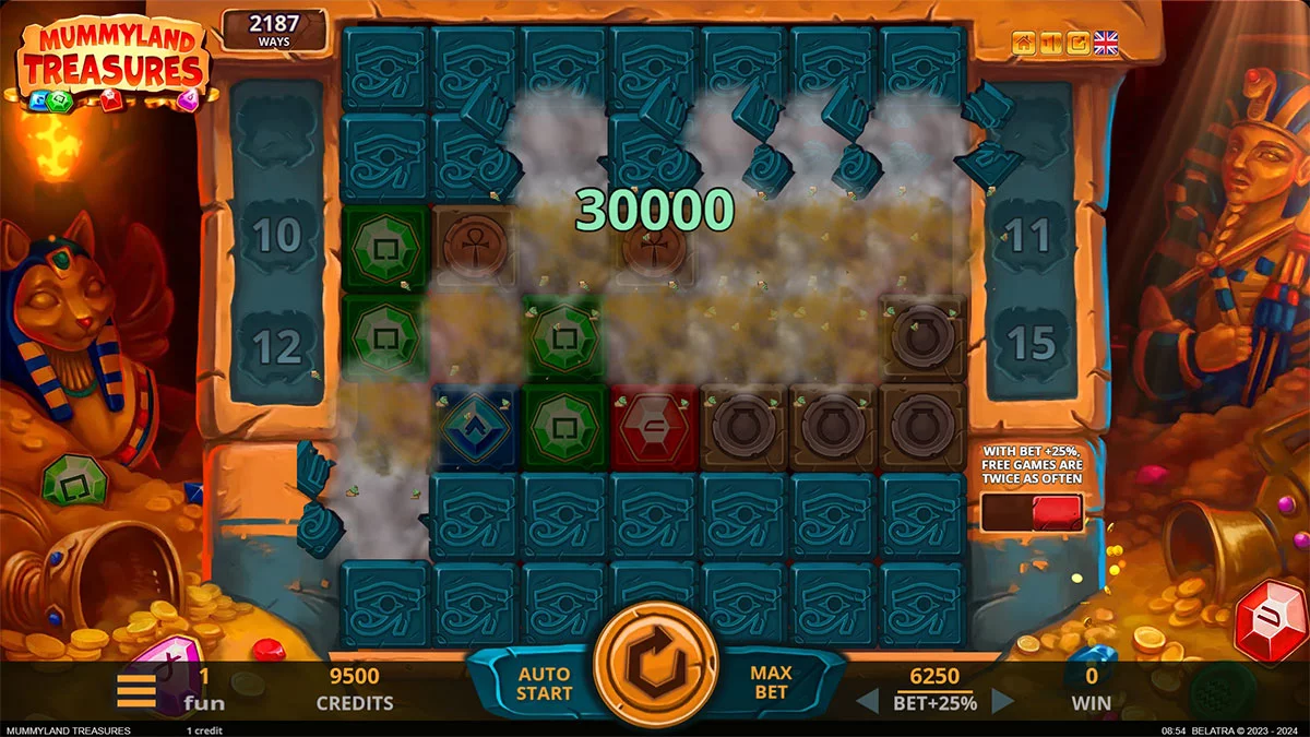 Mummyland Treasures Win3
