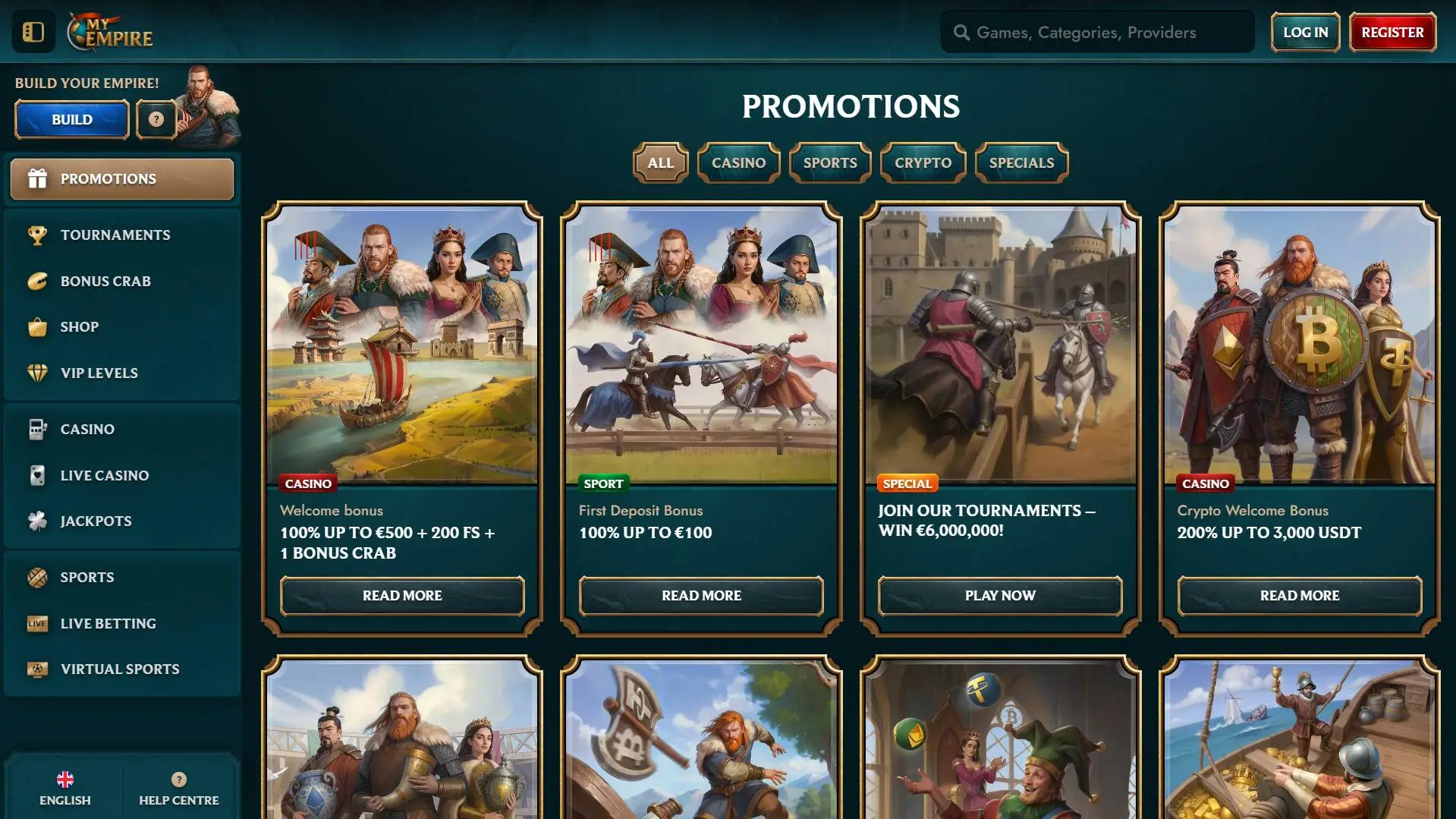 MyEmpire Casino New Promotions