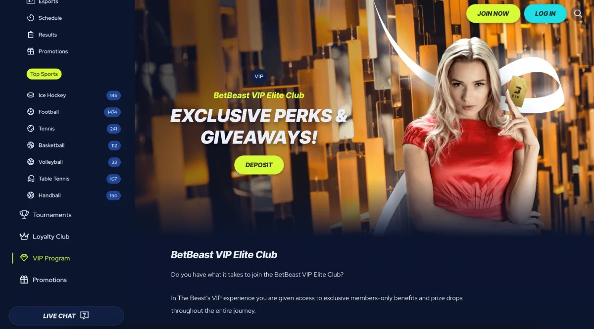 BetBeast Casino VIP Club