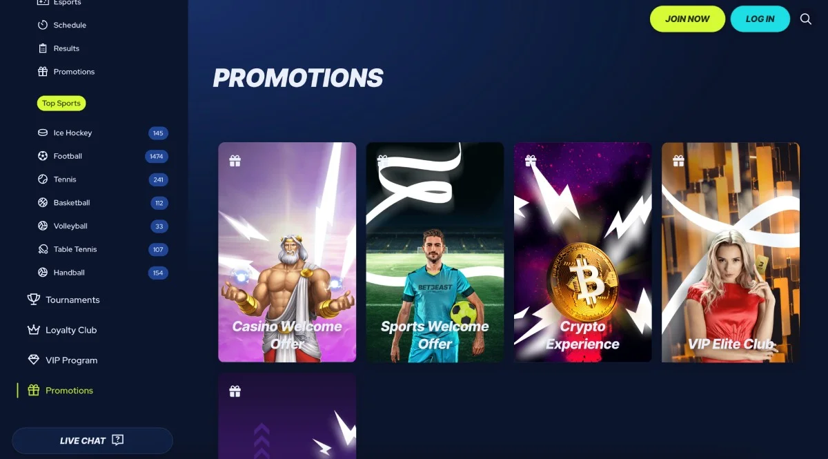 BetBeast Casino Promotions