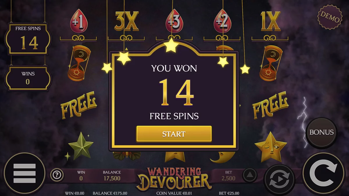 Wandering Devourer Free Spins