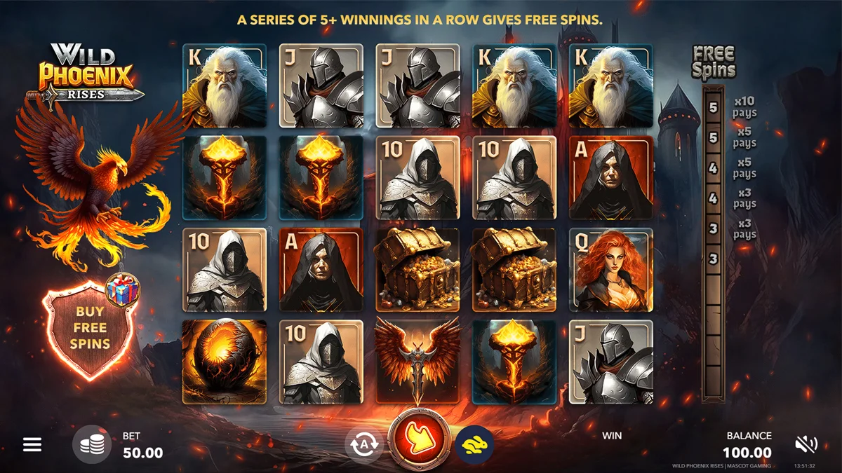 Wild Phoenix Rises Base Play