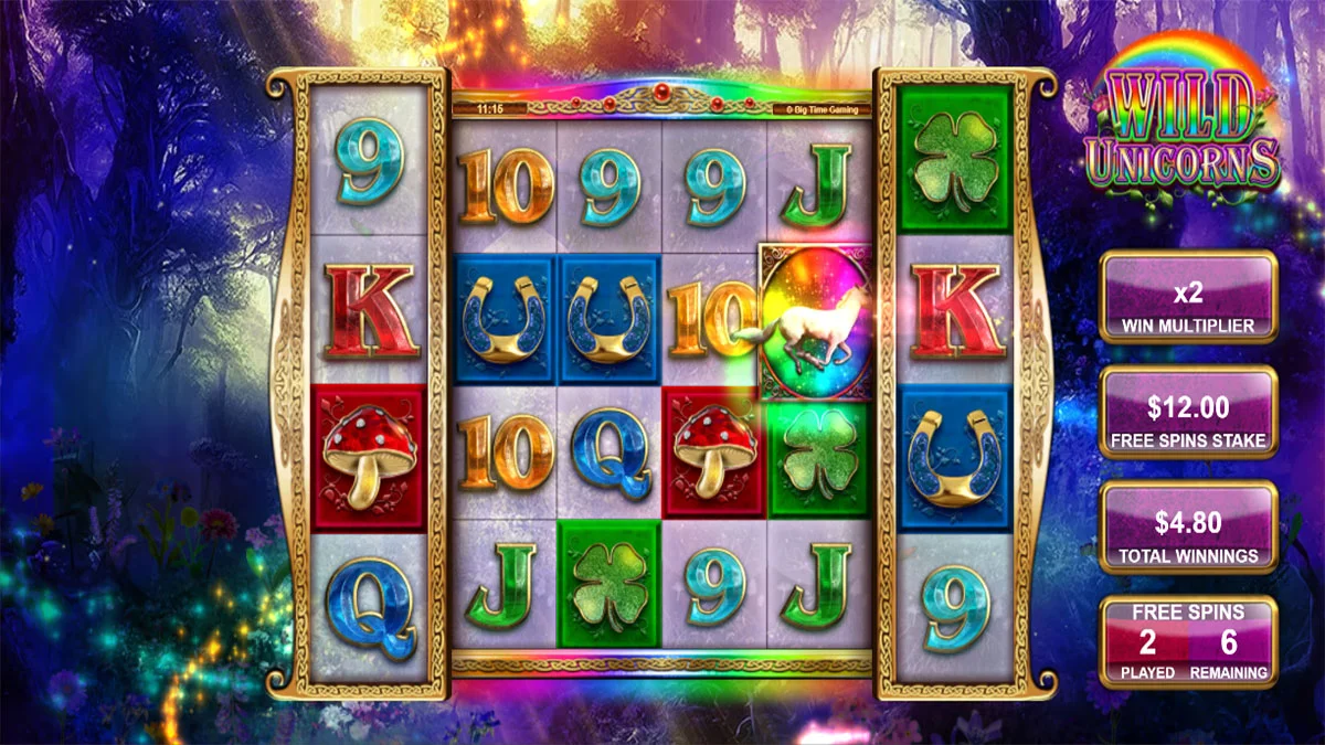 Wild Unicorns Bonus Game