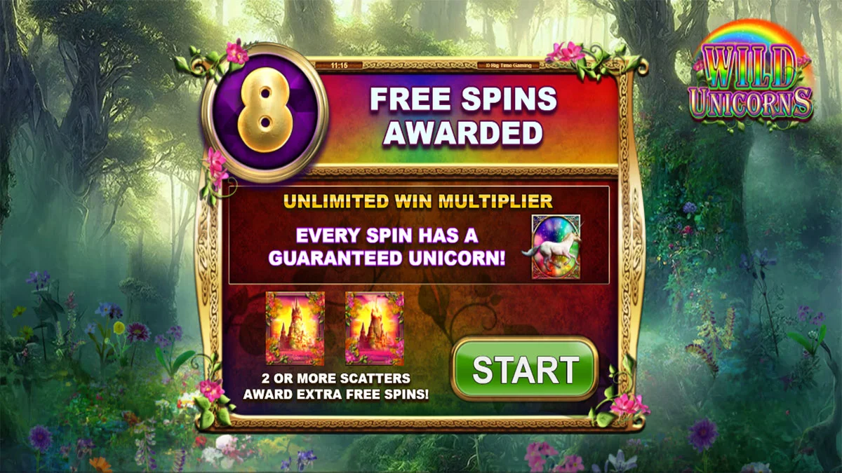 Wild Unicorns Free Spins