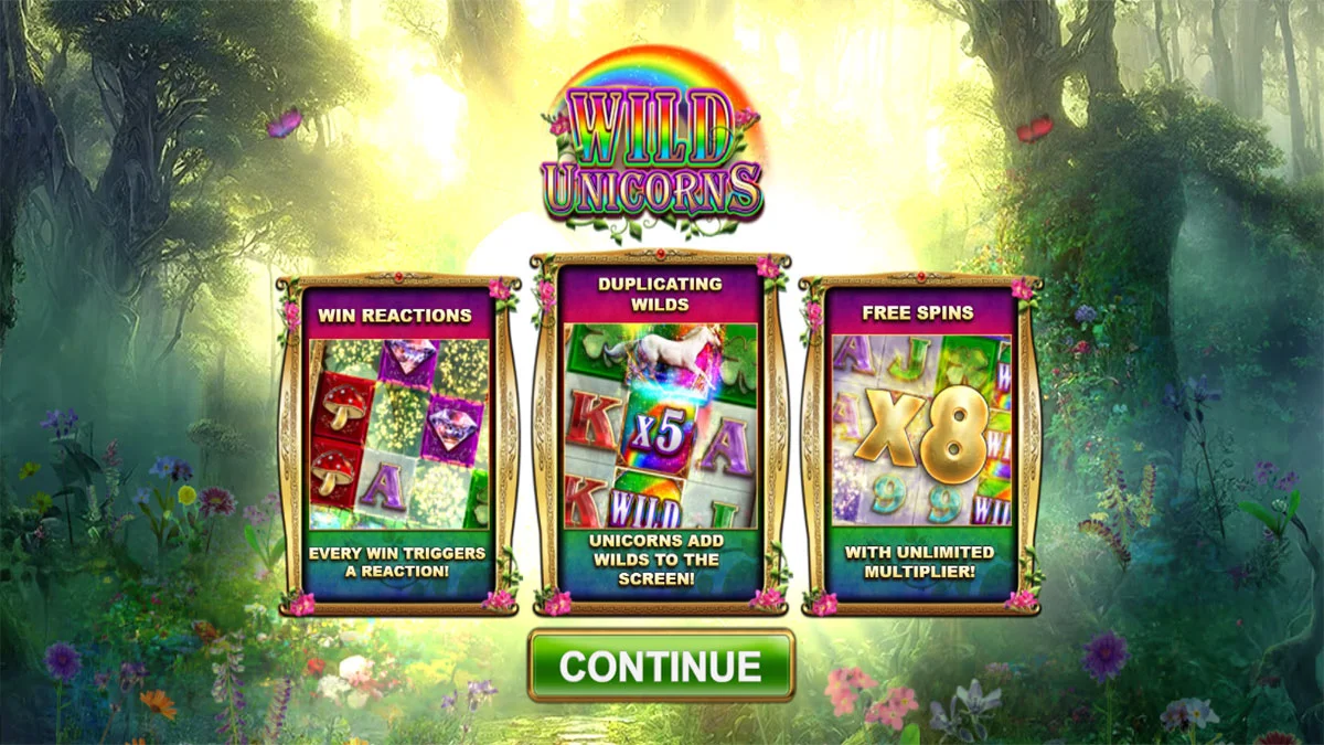 Wild Unicorns Homescreen