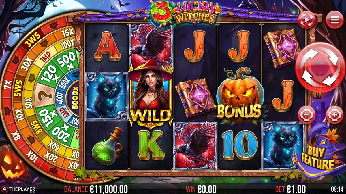 3 Lucky Witches Normal Play