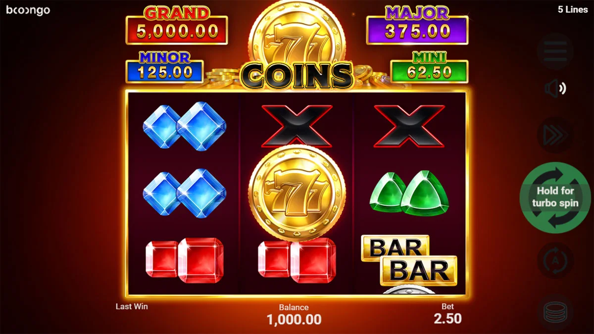 777 Coins Normal Play