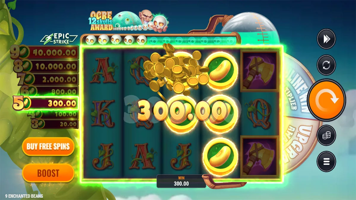 9 Enchanted Beans Big Win