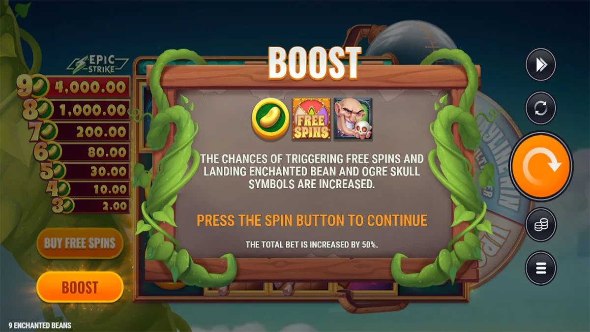 9 Enchanted Beans Boost