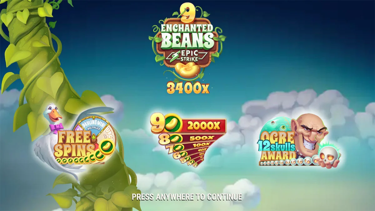 9 Enchanted Beans Homescreen