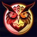 Apollo’s Rings Symbol Owl