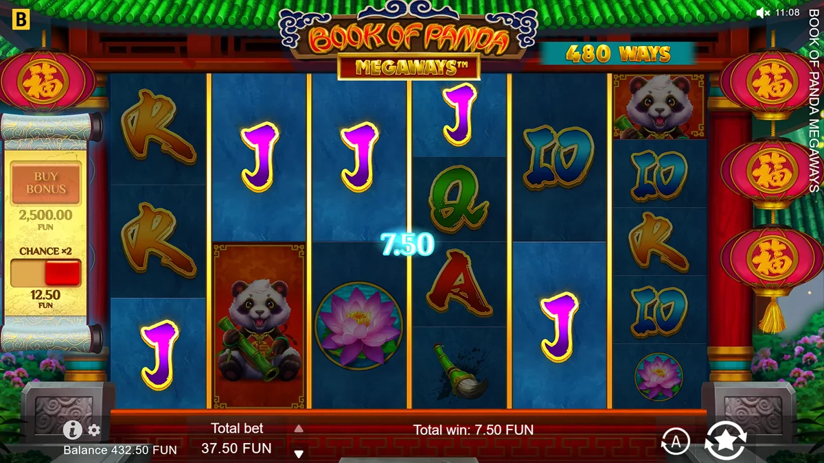 Book of Panda Megaways Win