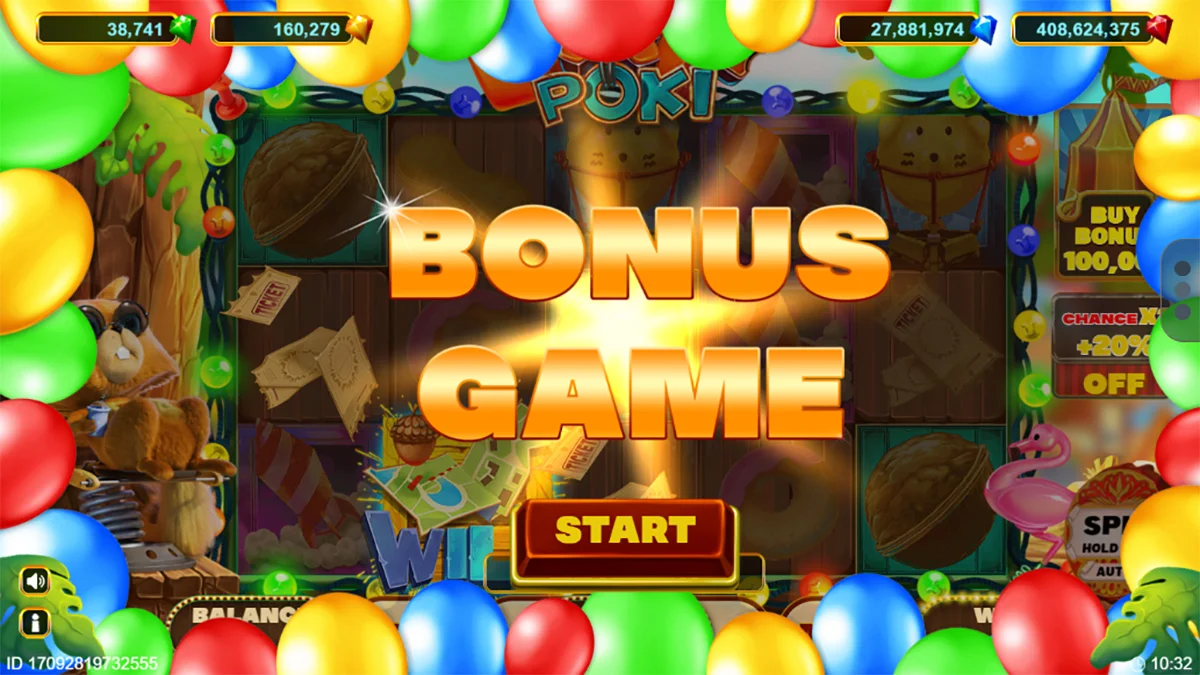 Crazy Poki Bonus Game