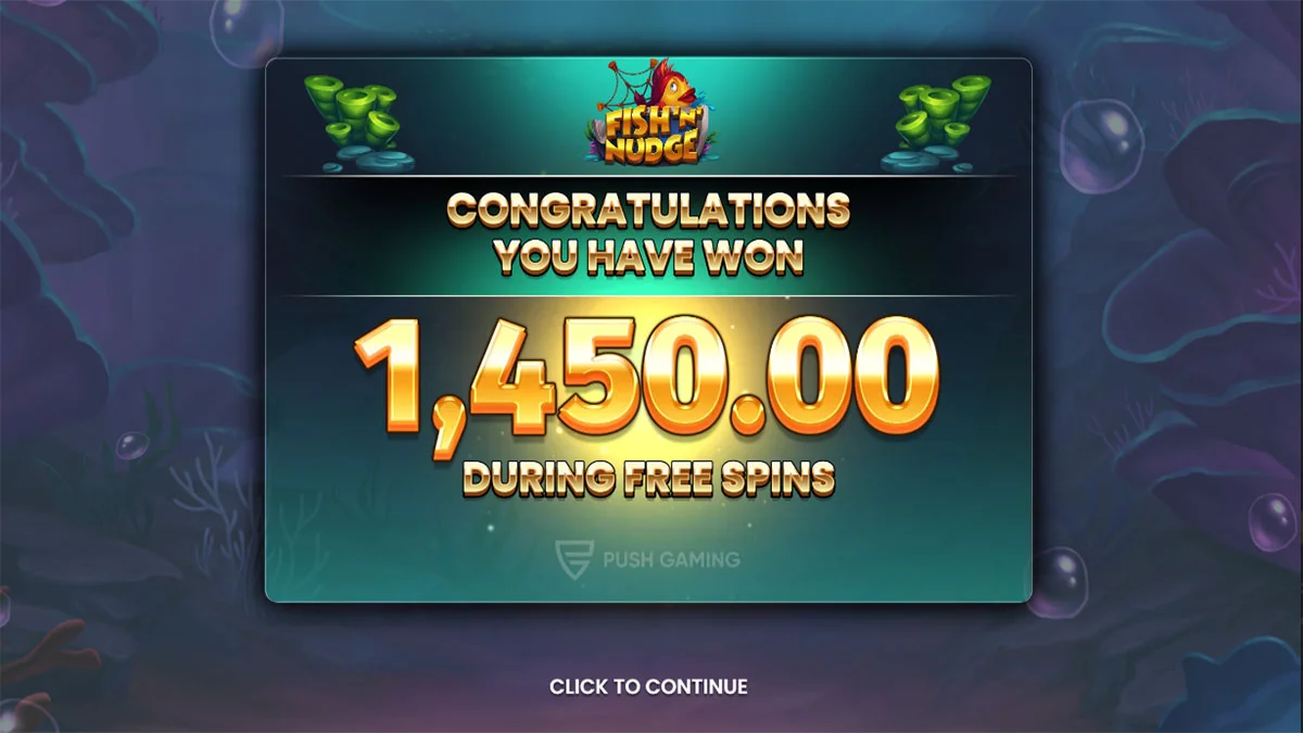 Fish 'n' Nudge Total Win