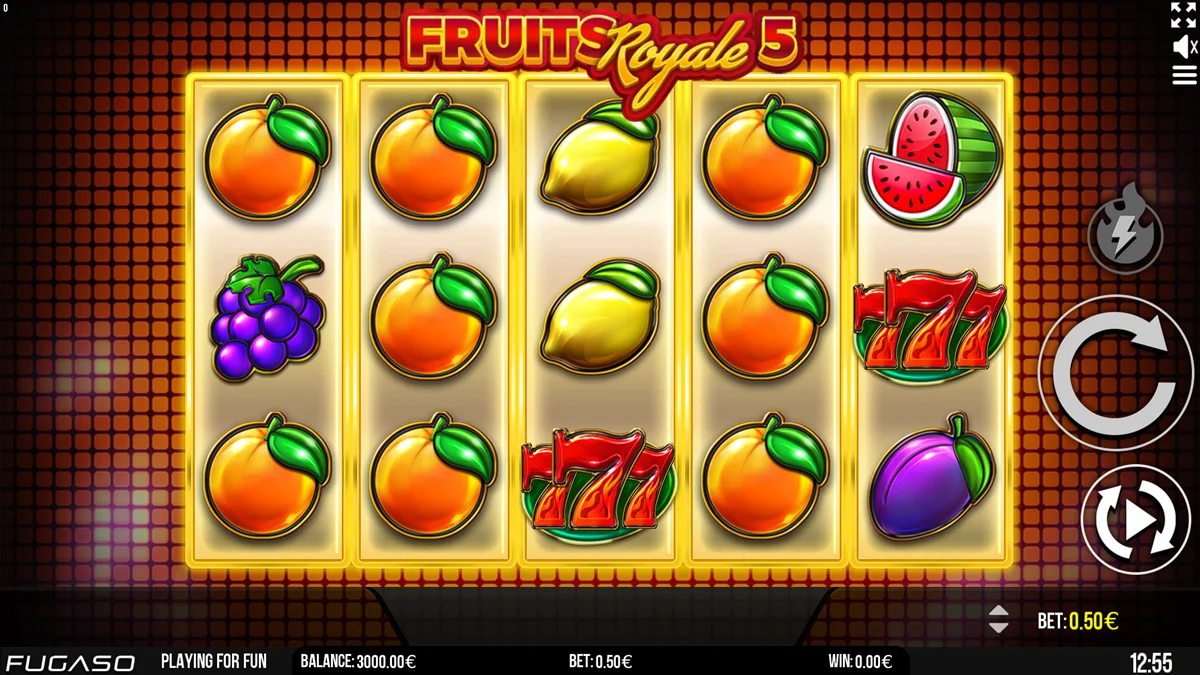 Fruits Royale 5 Base Play