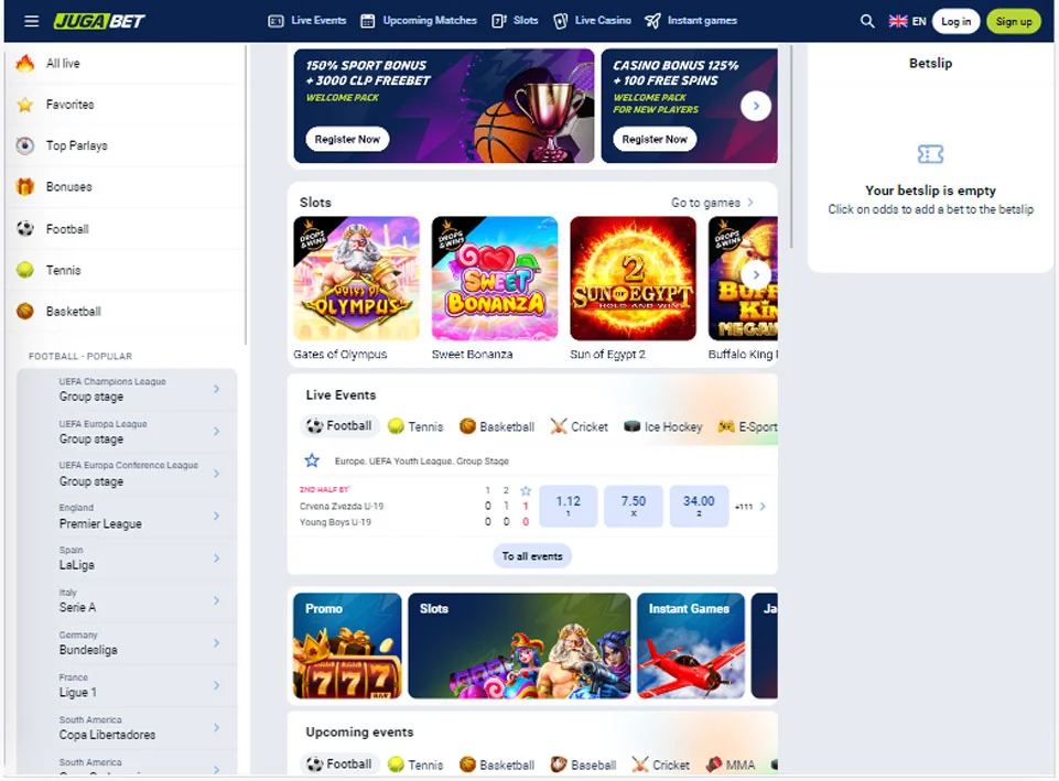JugaBet Casino Landscape View