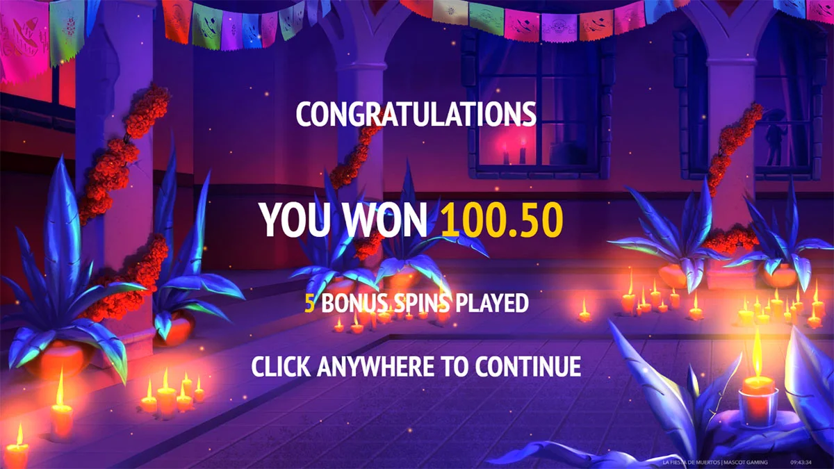 La Fiesta De Muertos Total Win