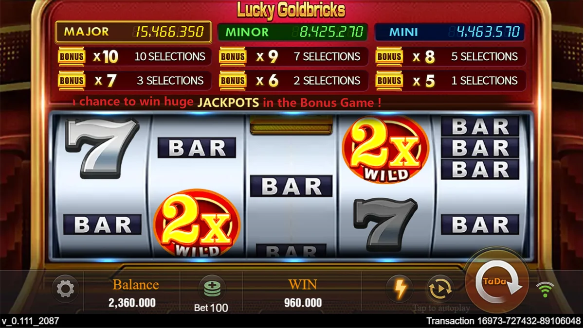 Lucky Goldbricks Win
