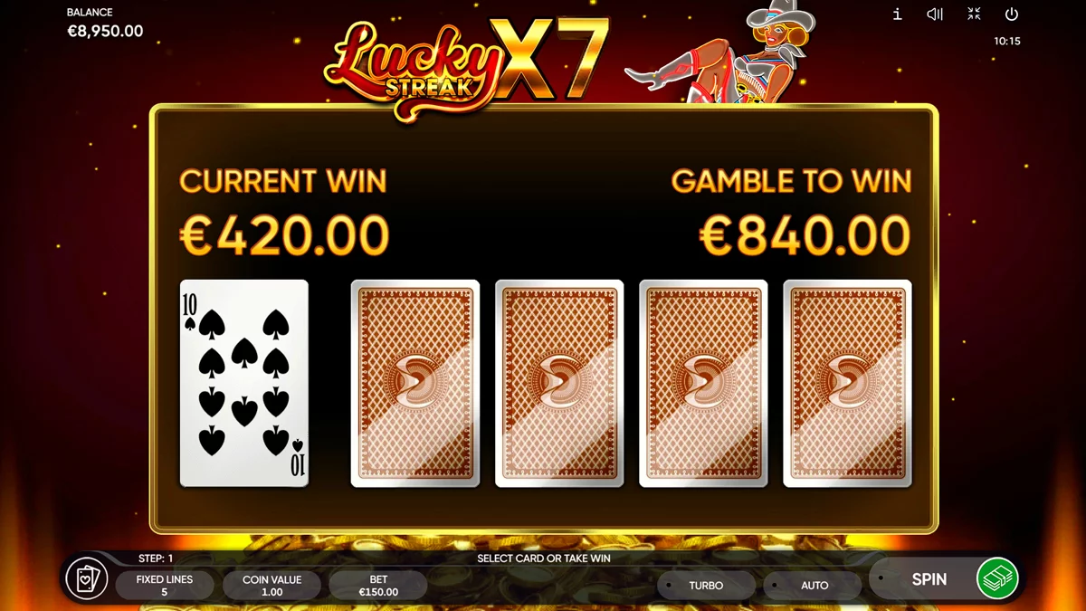 Lucky Streak X Gamble Round