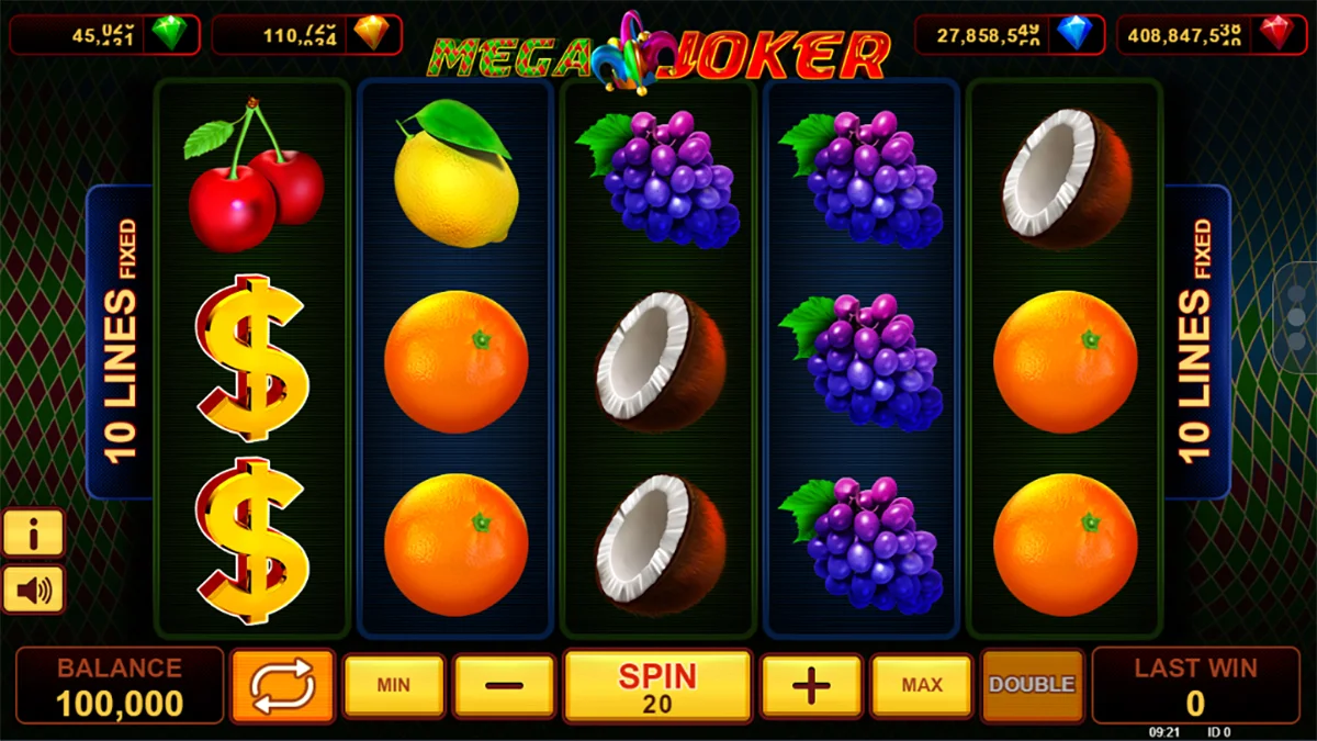 Mega Joker Slot by NetEnt is a classic example of a 3x3x2 layout slot.
