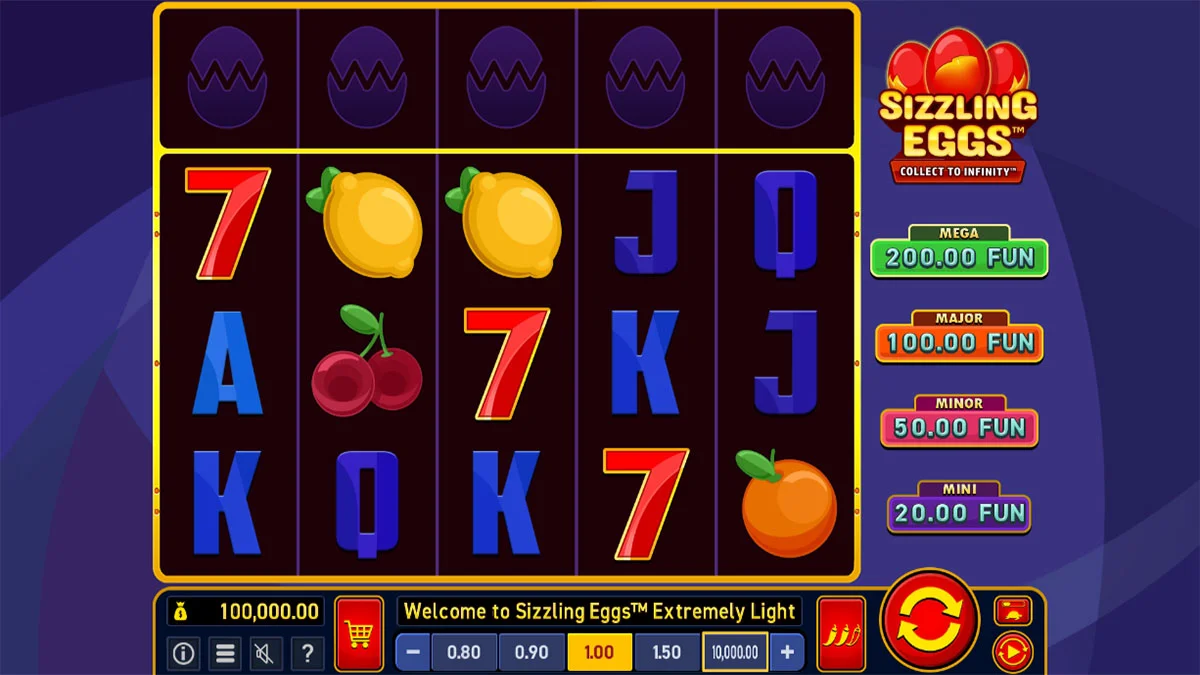 Sizzling Eggs Extremely Light Normal Play