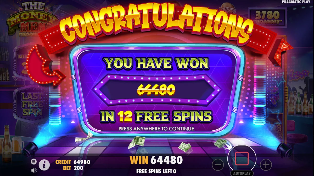 The Money Men Megaways Total Win