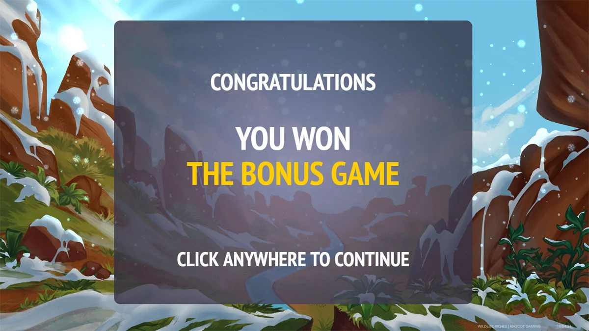 Wildlife Riches Bonus Game