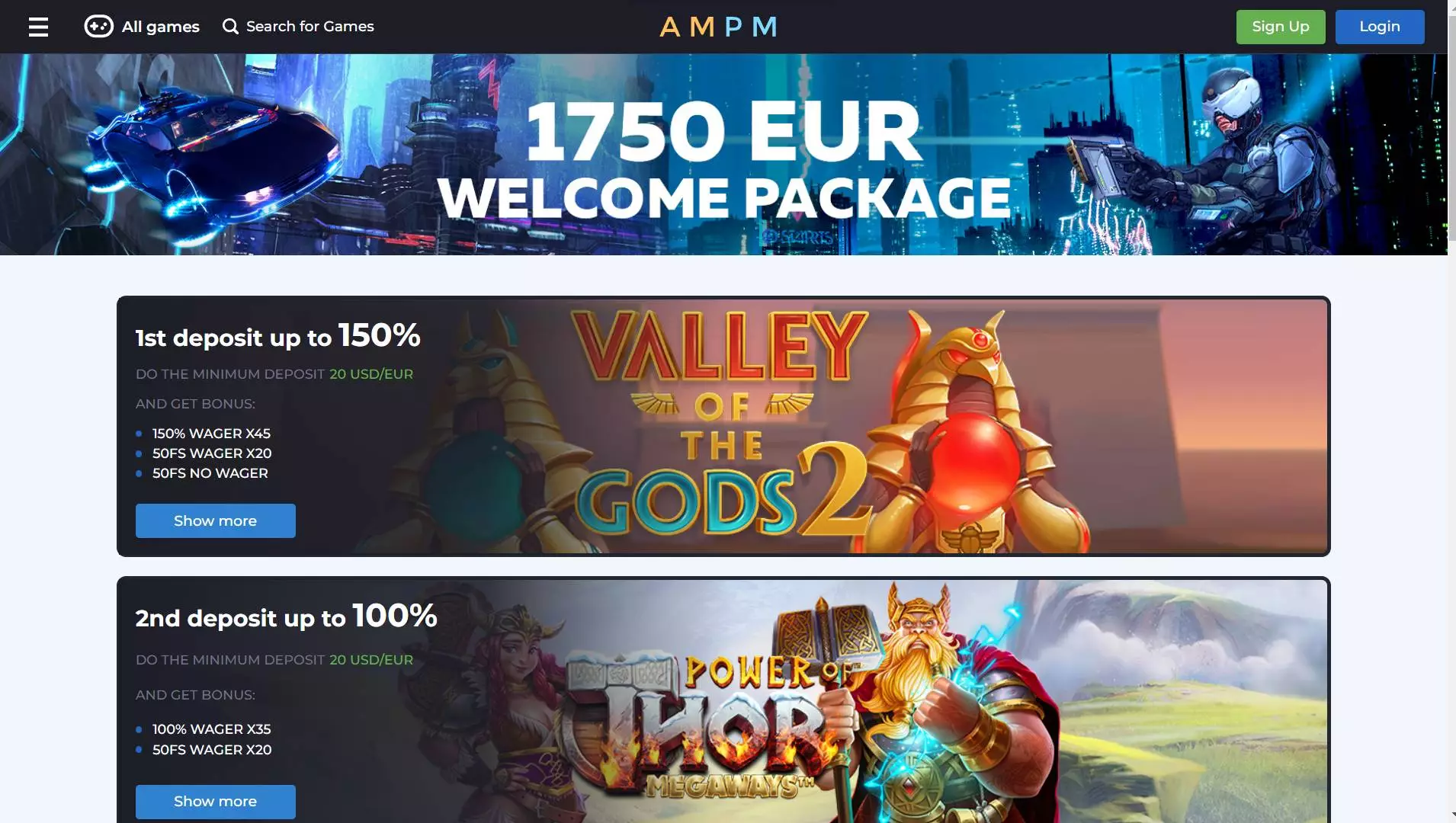 AMPM Casino Promotions