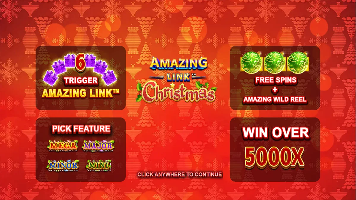 Amazing Link Christmas Homescreen