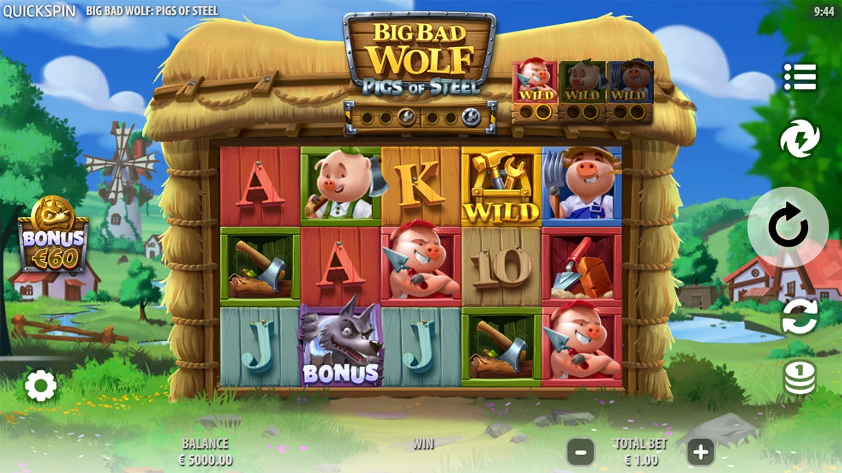 Big Bad Wolf Pigs of Steel Normal Play