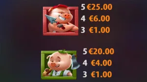 Big Bad Wolf Pigs of Steel Paytable 2