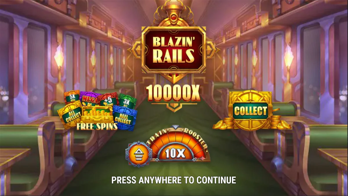 Blazin’ Rails Homescreen