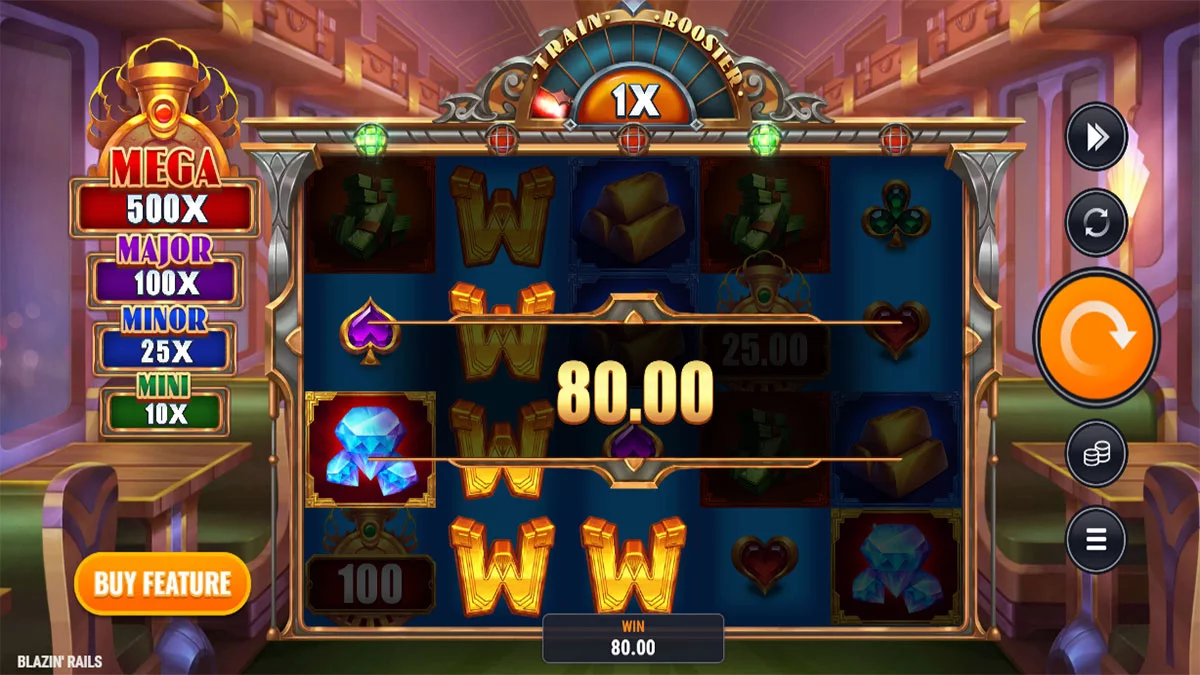 Blazin’ Rails Win