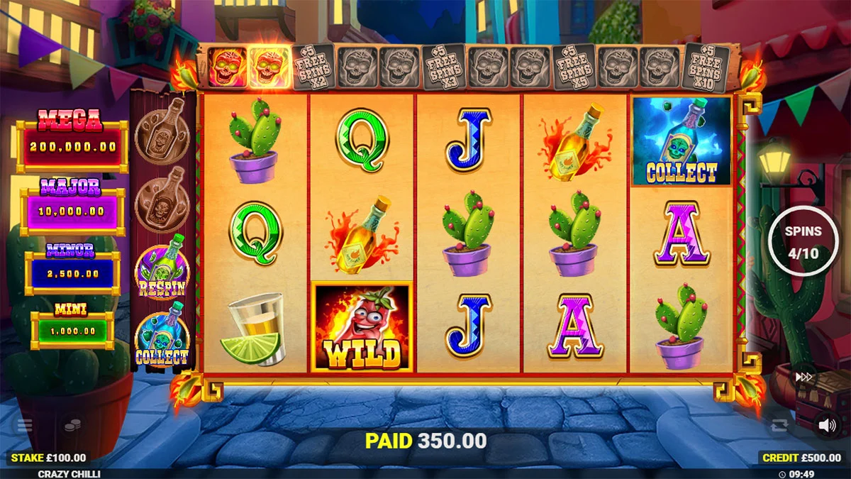 Crazy Chilli Bonus Round