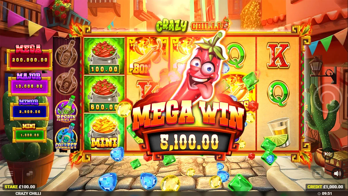 Crazy Chilli Mega Win