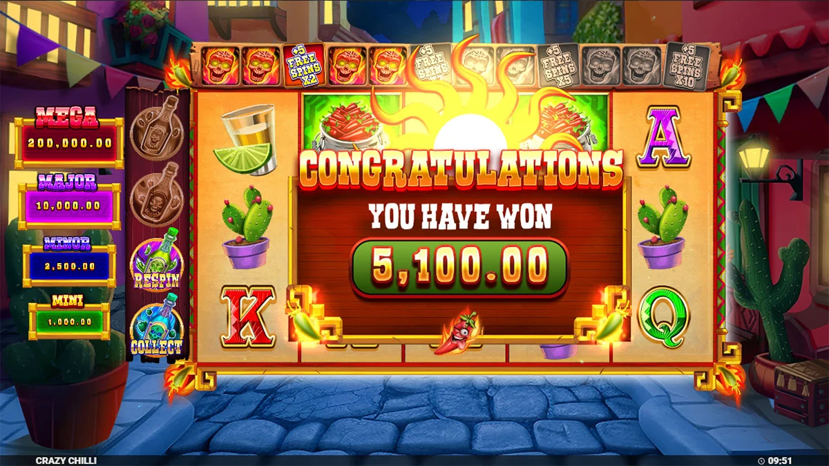 Crazy Chilli Total Win
