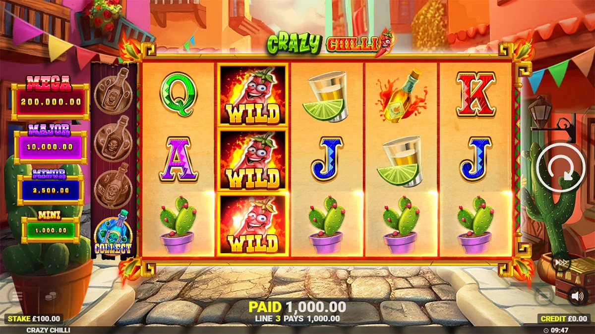 Crazy Chilli Win