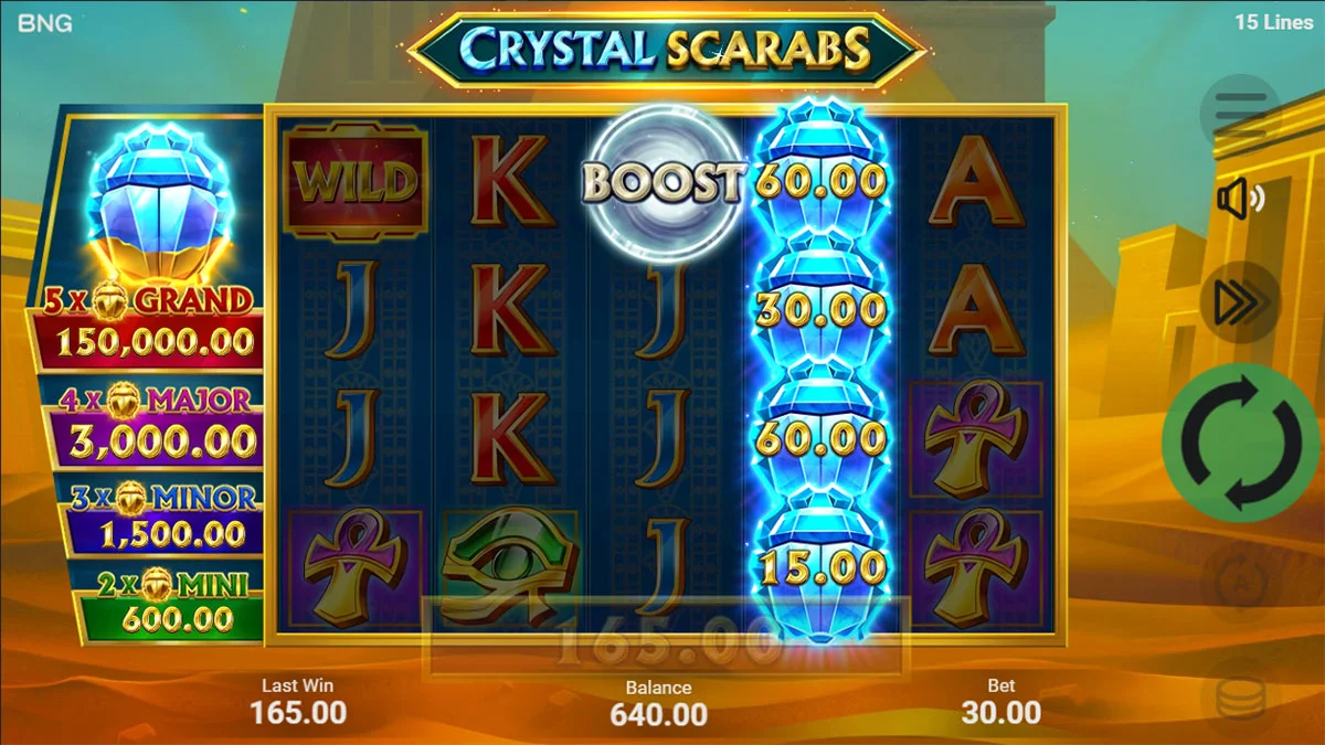 Crystal Scarabs Boost