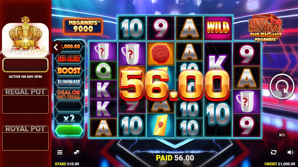 Deal Or No Deal The Big Hit Megaways Small Win