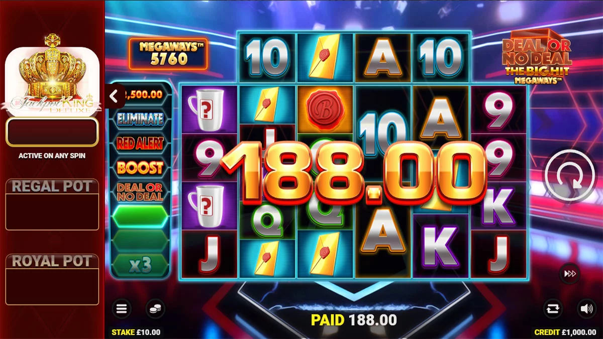 Deal Or No Deal The Big Hit Megaways Win