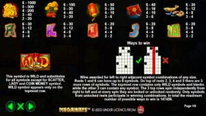 Floating Dragon New Year Festival Ultra Megaways Hold & Spin Paytable