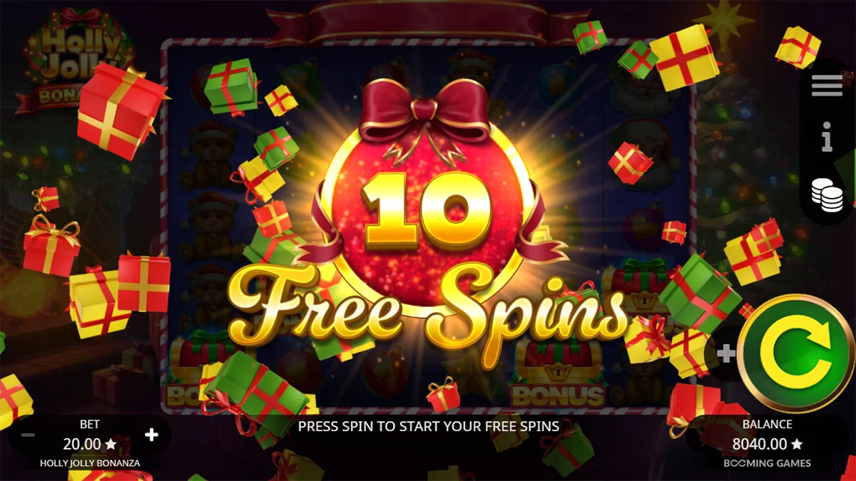 Holly Jolly Bonanza Free Spins