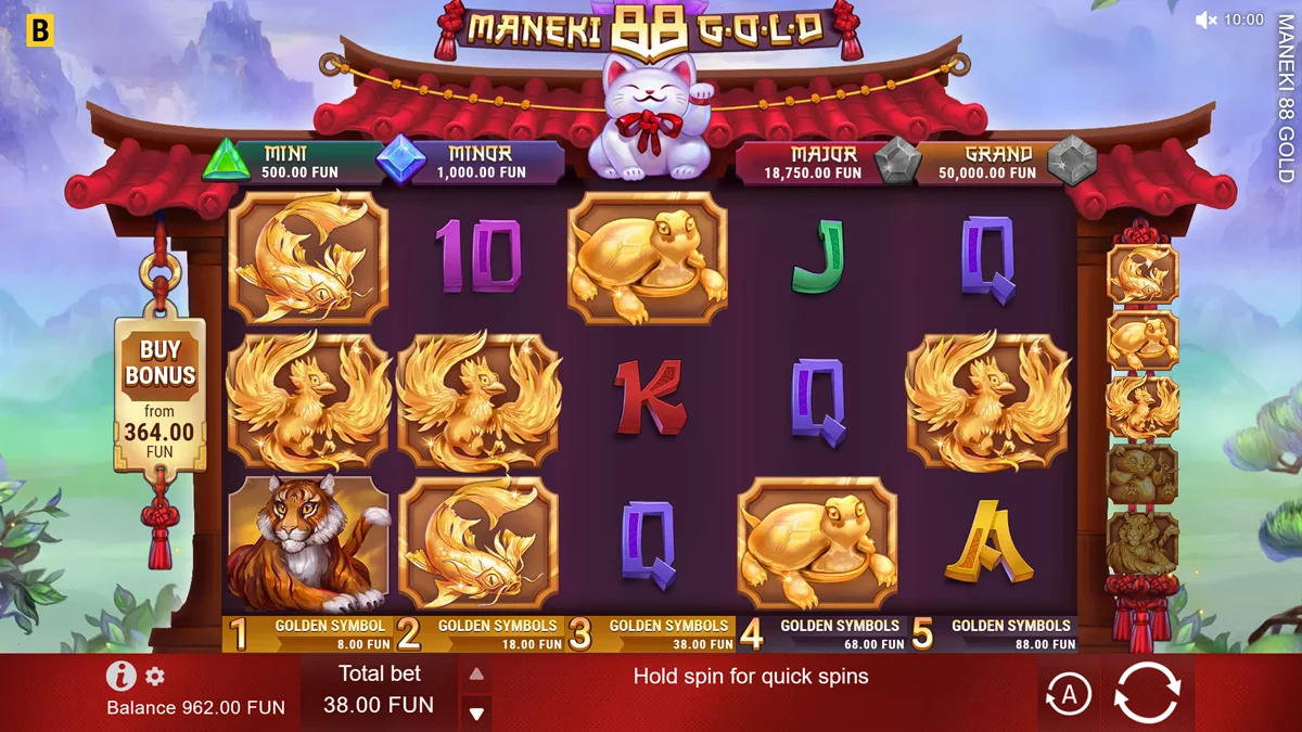 Maneki 88 Gold X-mas Edition Base Play