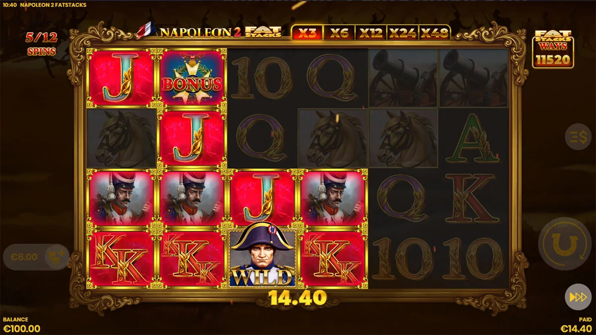 Napoleon 2 FatStacks Bonus Round