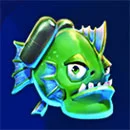 Oxygen Symbol Green Fish